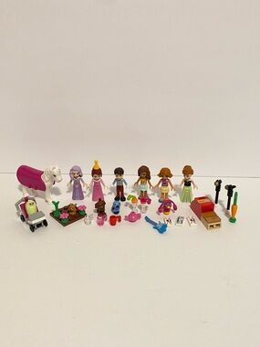 Lego Friends Heartland Mini Figures Disney Frozen Horse Accessories Loose Bundle